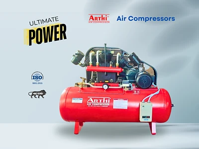 Arthi TC1000 10.0HP Trible Cylinder Two Stage Air Compressor